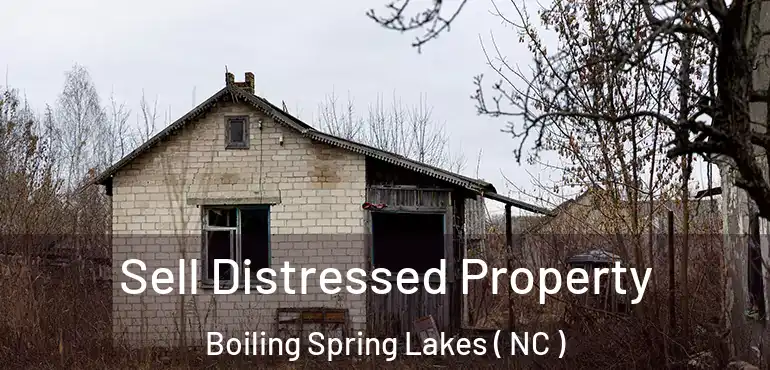  Sell Distressed Property Boiling Spring Lakes ( NC )