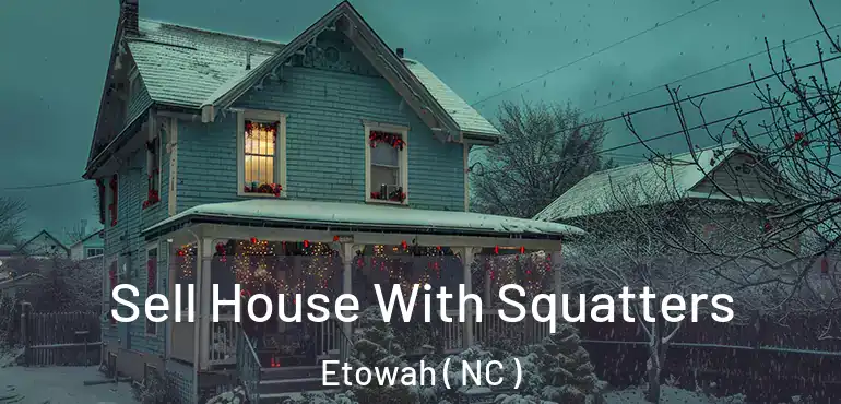  Sell House With Squatters Etowah ( NC )
