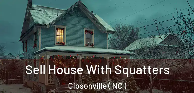  Sell House With Squatters Gibsonville ( NC )