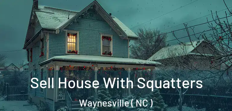  Sell House With Squatters Waynesville ( NC )