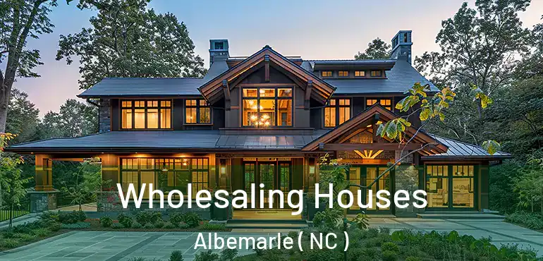  Wholesaling Houses Albemarle ( NC )